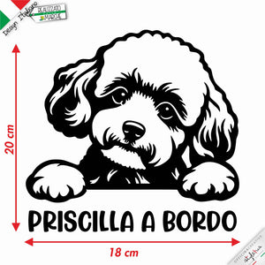 Adesivo cane a bordo, scegli tra le varie razze