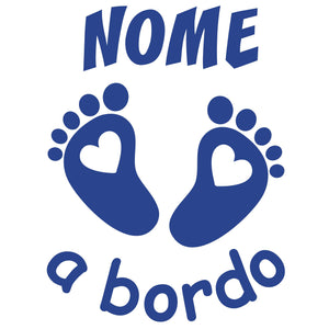 adesivo prespaziato bimbo a bordo