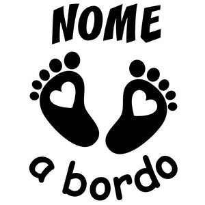 adesivo prespaziato bimbo a bordo