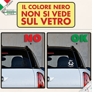 adesivo prespaziato bimbo a bordo