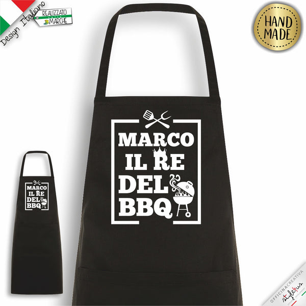 Grembiule il RE del BBQ