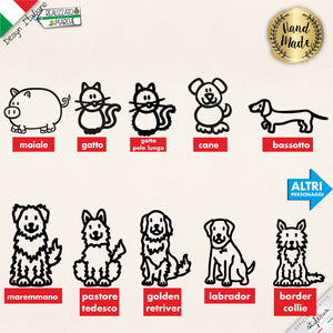 ADESIVI FAMIGLIA PERSONALIZZATI