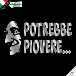 ADESIVO "POTREBBE PIOVERE"