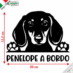 Adesivo cane a bordo, scegli tra le varie razze