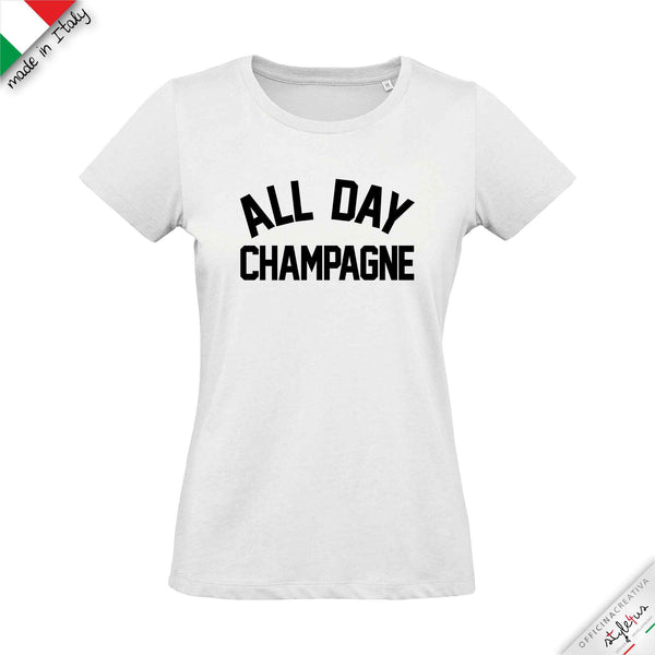 T-shirt ALL DAY CHAMPAGNE