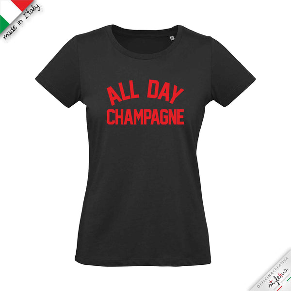 T-shirt ALL DAY CHAMPAGNE