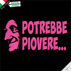 ADESIVO "POTREBBE PIOVERE"