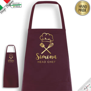 Grembiule  personalizzato "HEAD CHEF"