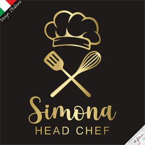 Grembiule  personalizzato "HEAD CHEF"