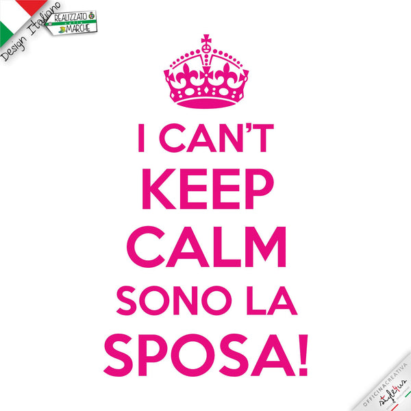 SET di 7 T-shirt "addio al nubilato KEEP CALM..."