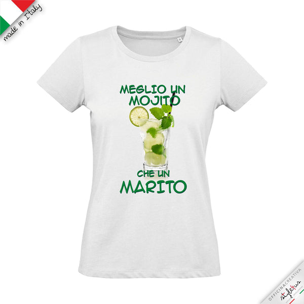 T-shirt "meglio un mojito che un marito"