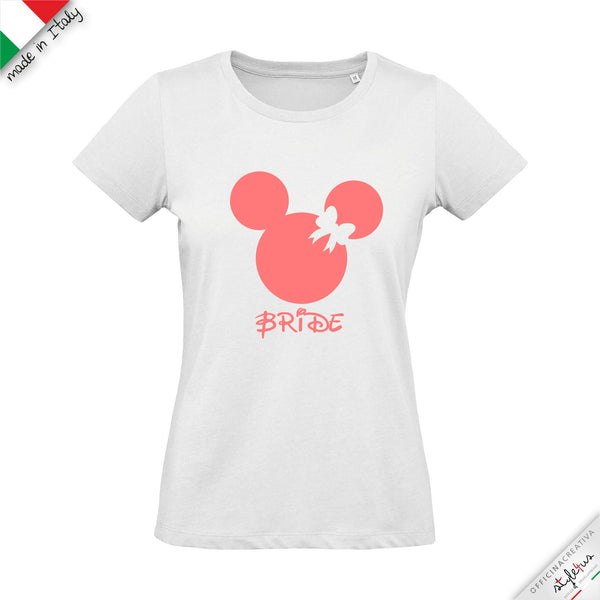 SET di 6 T-shirt  per addio al nubilato "MINNI BRIDE  "