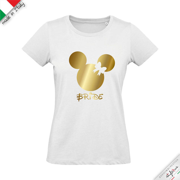 SET di 6 T-shirt  per addio al nubilato "MINNI BRIDE  "