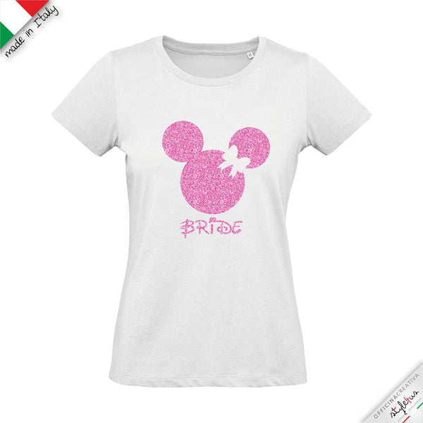 SET di 6 T-shirt  per addio al nubilato "MINNI BRIDE  "