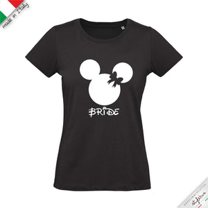 SET di 6 T-shirt  per addio al nubilato "MINNI BRIDE  "