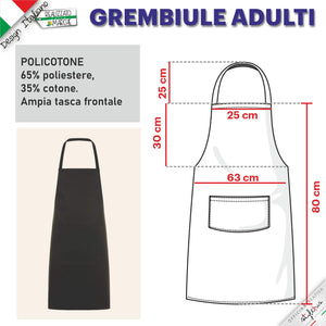 2 Grembiuli per Papà e Figlio/a, Mamma e Figlio/a Nomi e Grafica Personalizzati