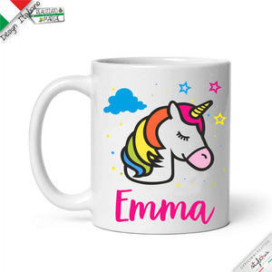 Tazza "Unicorno" personalizzata con nome
