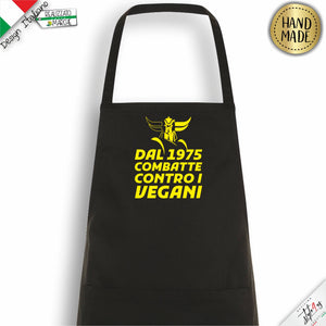 Grembiule da Cucina Goldrake – "Dal 1975 combatte contro i Vegani"