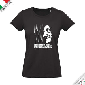 T-shirt "POTREBBE PIOVERE"