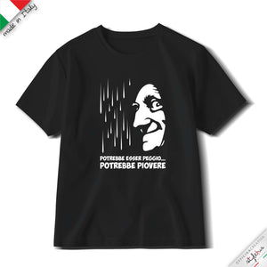 T-shirt "POTREBBE PIOVERE"