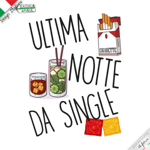 SET di 7 T-shirt per addio al Celibato "4 REGOLE FONDAMENTALI "