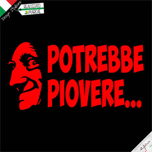 ADESIVO "POTREBBE PIOVERE"