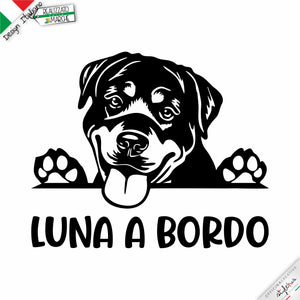 Adesivo cane a bordo, scegli tra le varie razze