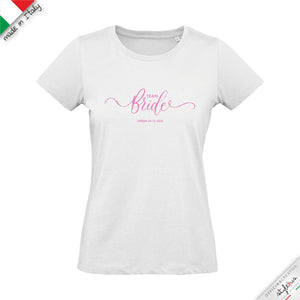 SET di 6 T-shirt personalizzate con testo "TEAM BRIDE"