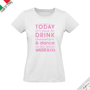 SET di 6 T-shirt per addio al nubilato "BRID&CO. "