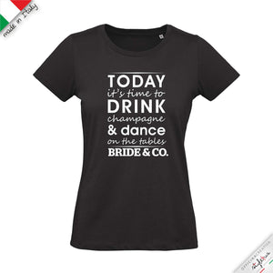 SET di 6 T-shirt per addio al nubilato "BRID&CO. "
