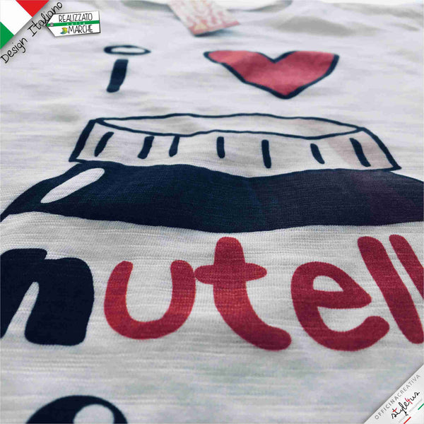 T-SHIRT da bambina "I love Nutella"