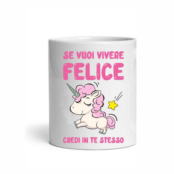 Tazza Unicorno Credi in te stesso