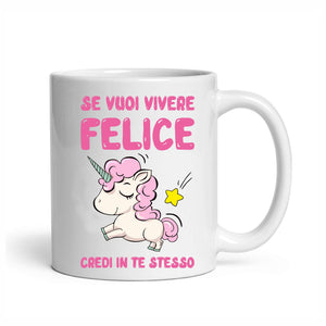 Tazza Unicorno Credi in te stesso