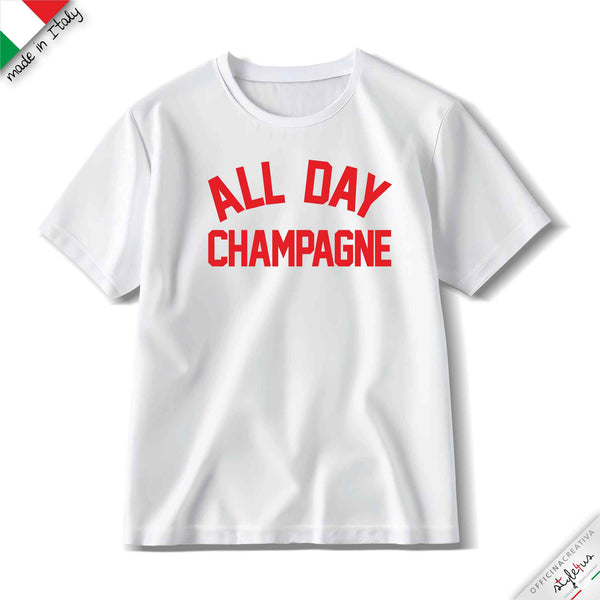 T-shirt ALL DAY CHAMPAGNE