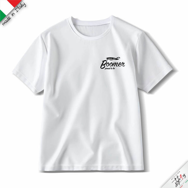 T-shirt Boomer personalizzata nell'anno di nascita