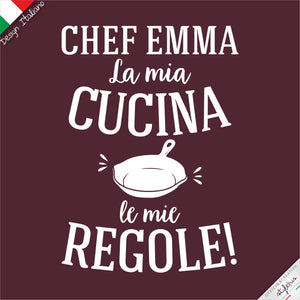 Grembiule  "la mia cucina le mie regole"