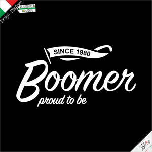 T-shirt Boomer personalizzata nell'anno di nascita