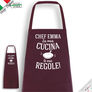 Grembiule  "la mia cucina le mie regole"