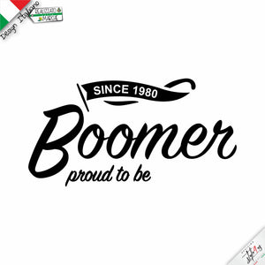 T-shirt Boomer personalizzata nell'anno di nascita