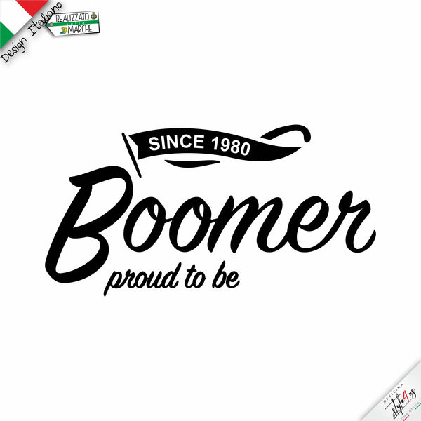 T-shirt Boomer personalizzata nell'anno di nascita