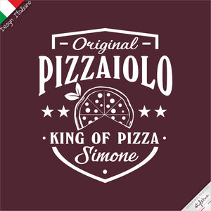 Grembiule personalizzato per pizzaioli, King of Pizza