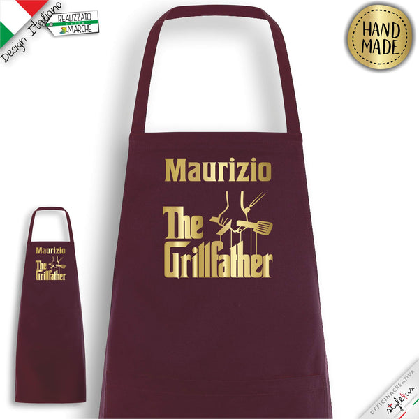 Grembiule  personalizzato "Grillfather"