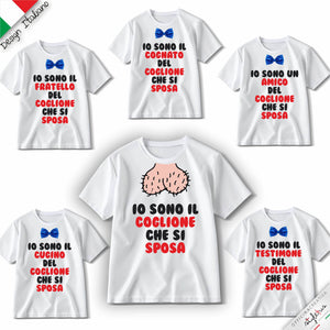 KIT di T-shirt per addio al Celibato