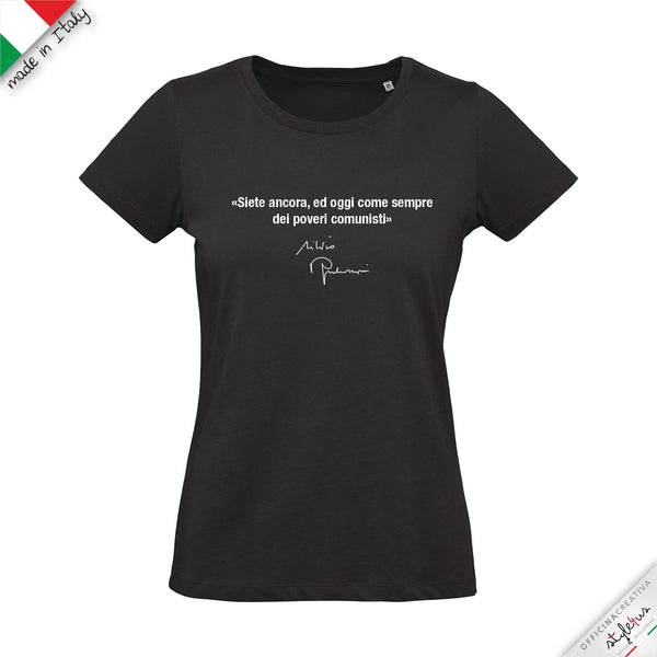 T-shirt Poveri comunisti, frase di Silvio Berlusconi