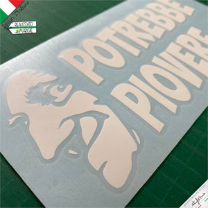 ADESIVO "POTREBBE PIOVERE"