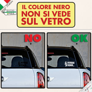 ADESIVO "POTREBBE PIOVERE"