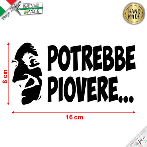 ADESIVO "POTREBBE PIOVERE"