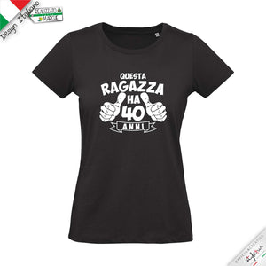 T-shirt "questo ragazzo ha....anni"