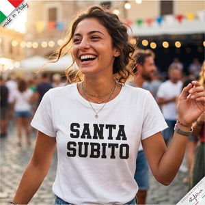 T-shirt donna "Santa Subito"