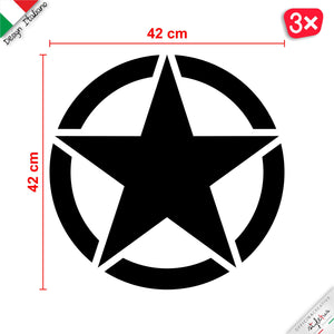adesivo stella militare Us Army